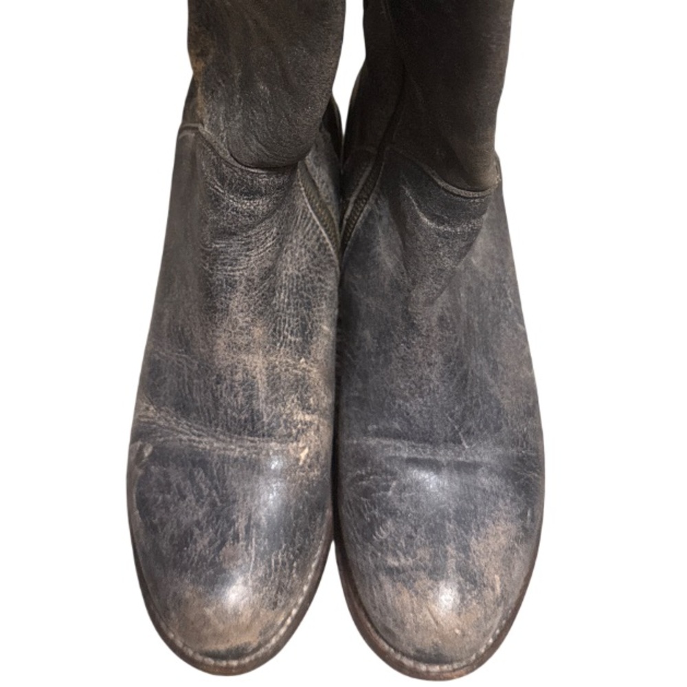 Bed Stu Manchester distressed leather tall boots - freebird frye style - Picture 3 of 10